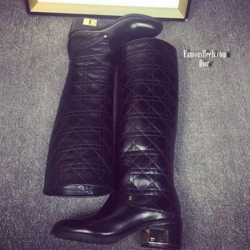 Christian Dior Black Leather Boot 2